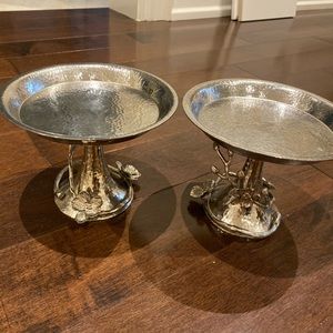 Michael Aram White Orchid footed candy dish.